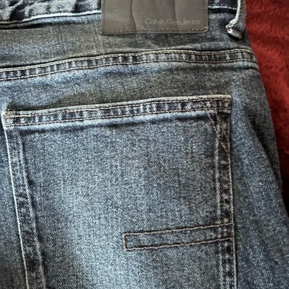 Calvin Klein Mens Straight Leg Jeans 36x32 - Picture 4 of 4